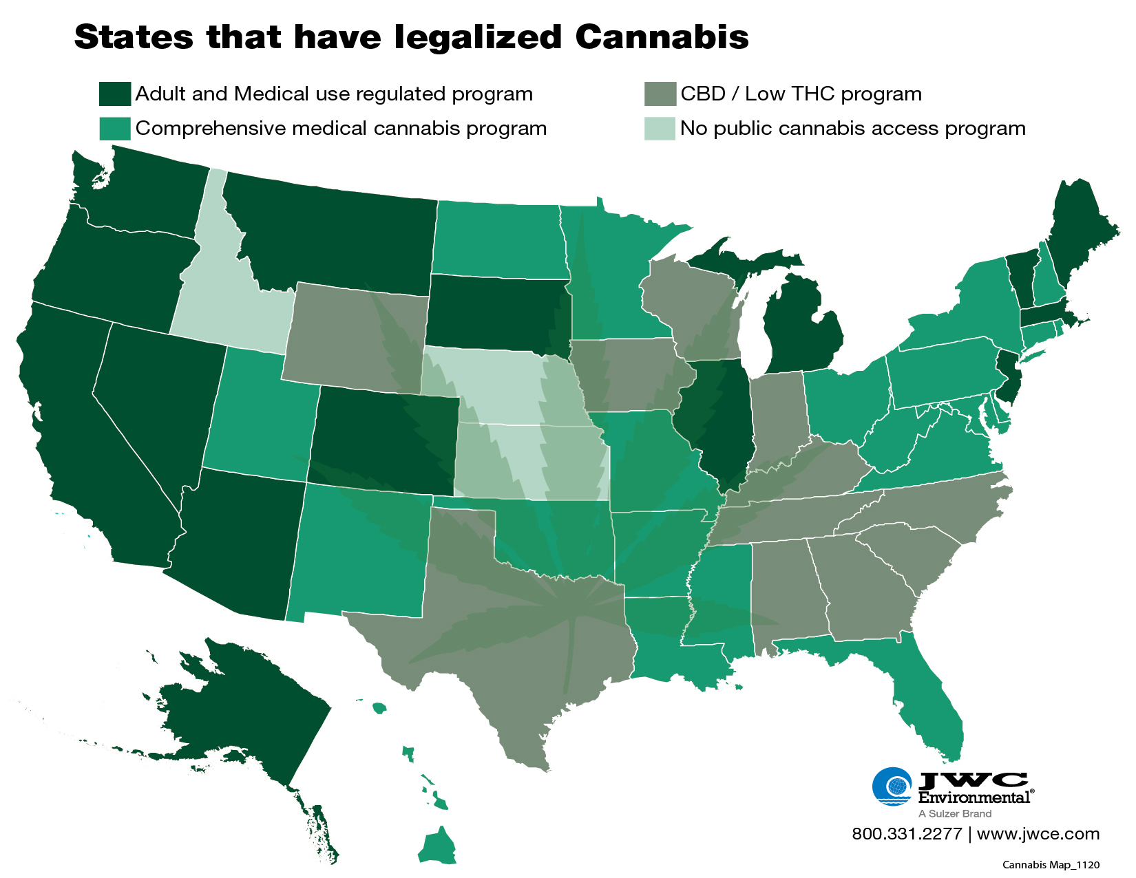 cannabis destruction laws by state