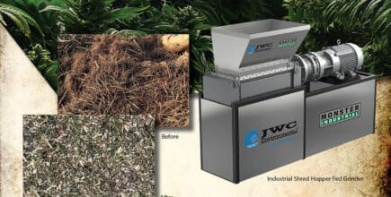 marijuana waste shredder, Chipper shredders, destroy marijuana waste, meet marijuana waste disposal regulations