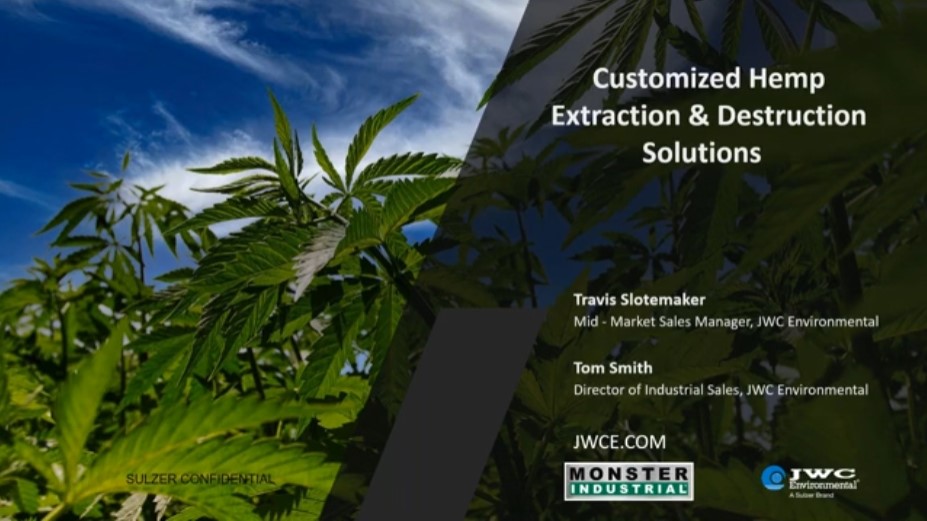 Customized Hemp Extraction & Destruction Solutions
