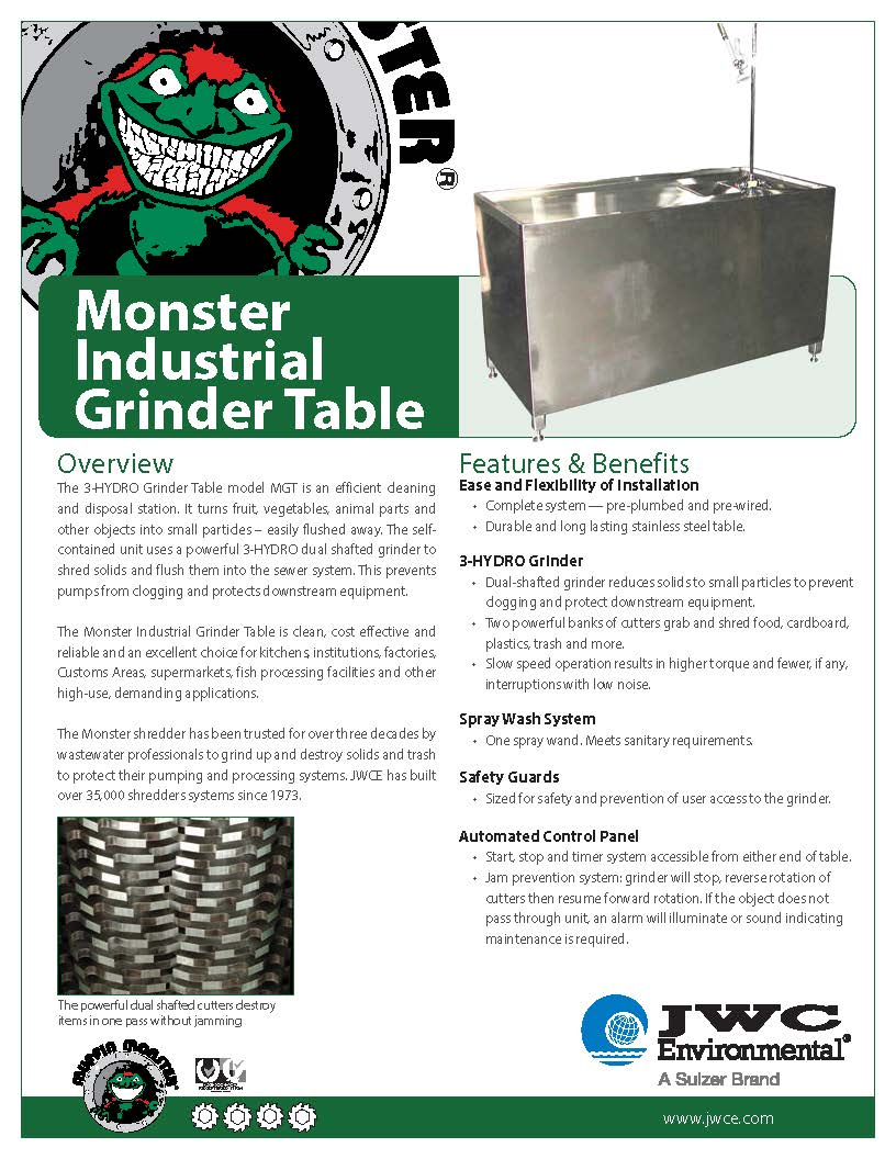 Monster Grinder Table