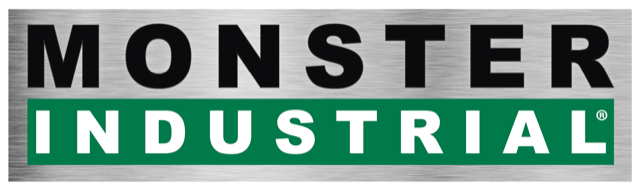 Monster Industrial white logo