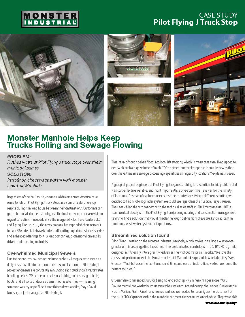 Case Study: Monster Manhole Helps Keep Trucks Rolling and Sewage Flowing