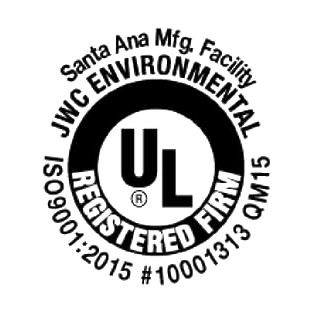 Santa Ana Mfg. Facility JWC Environmental UL Registered Firm ISO9001:2015 #10001313 QM15