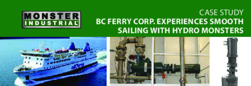 Case Study | BC Ferry Corp. Experiences Smooth Sailing with Hydro Monsters