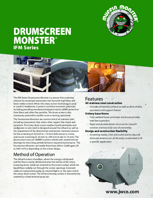 Drumscreen Monster IFM Series