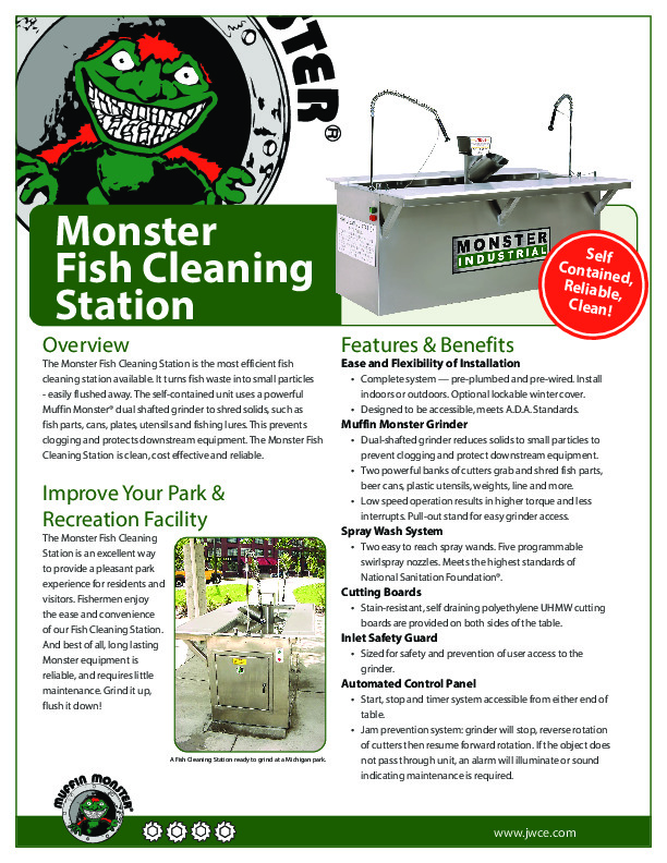 Monster Fish Cleaning Station
