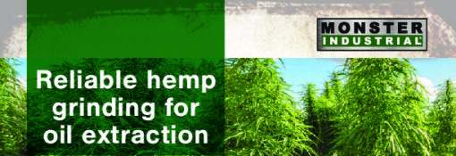 Reliable hemp grinding for oil extraction