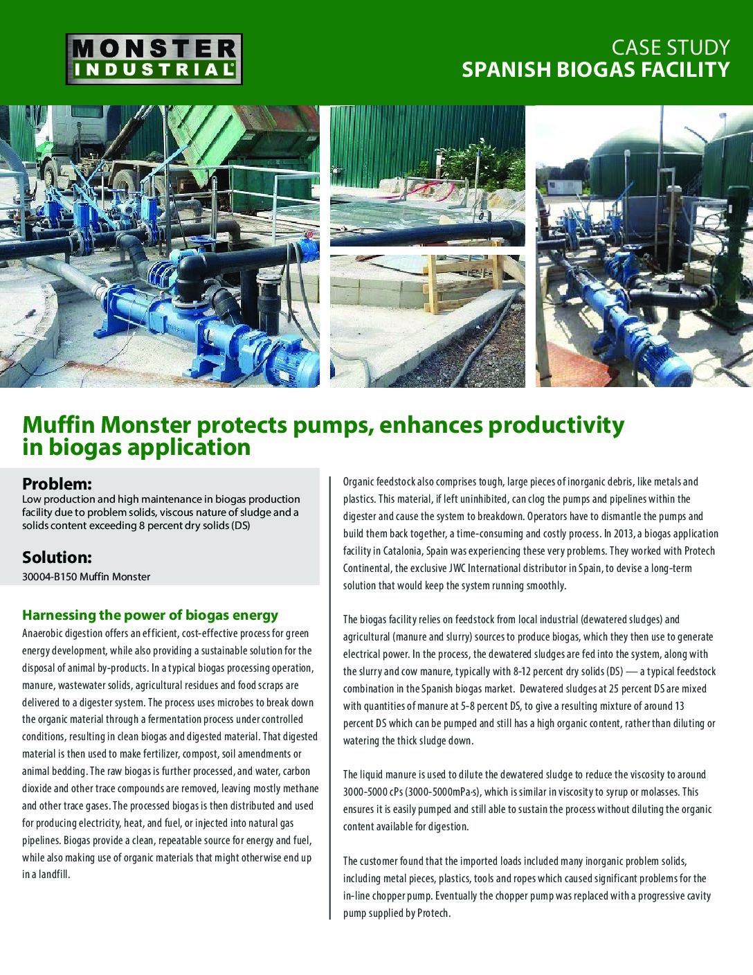 Case Study: Muffin Monster Protects Spanish Biogas Facility