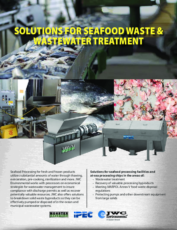Solutions for Seafood Waste & Wastewater Treatment