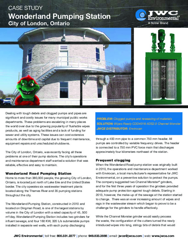 Case Study | Wonderland Pumping Station