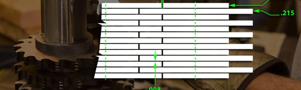 Cutter stack tolerances
