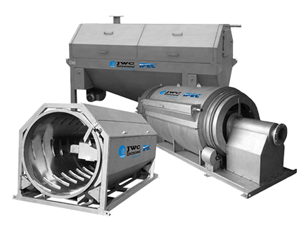 Internally Fed Rotary Drum Screens